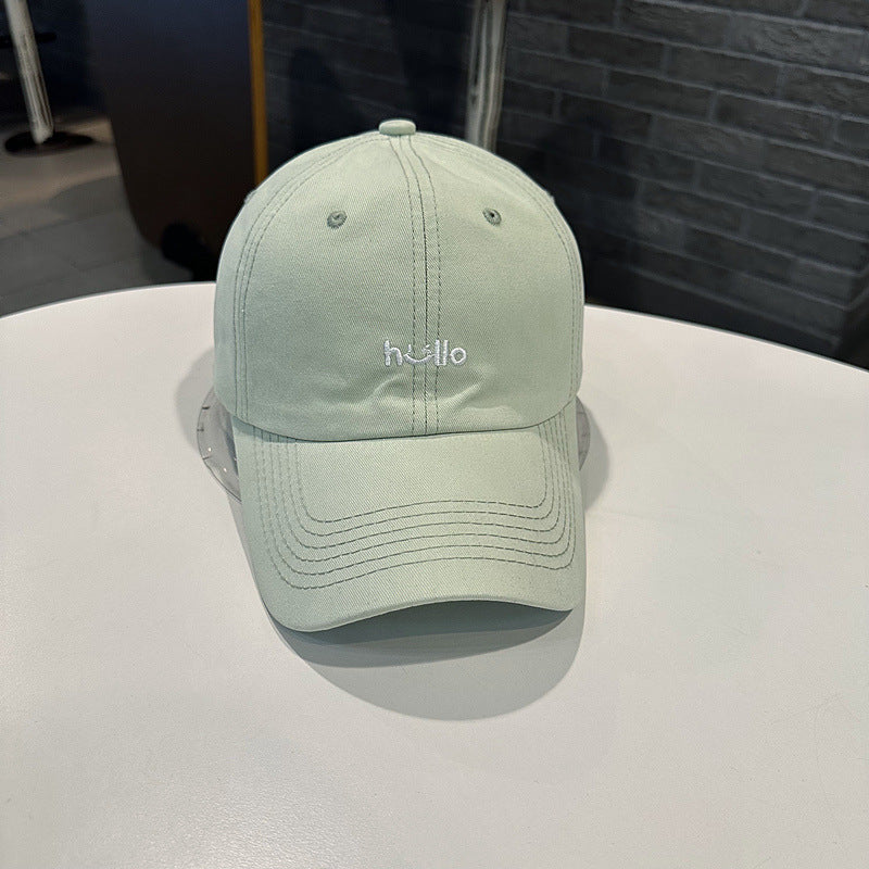 Unisex Casual Cotton Baseball Cap with Embrodert Meldingen Skanto