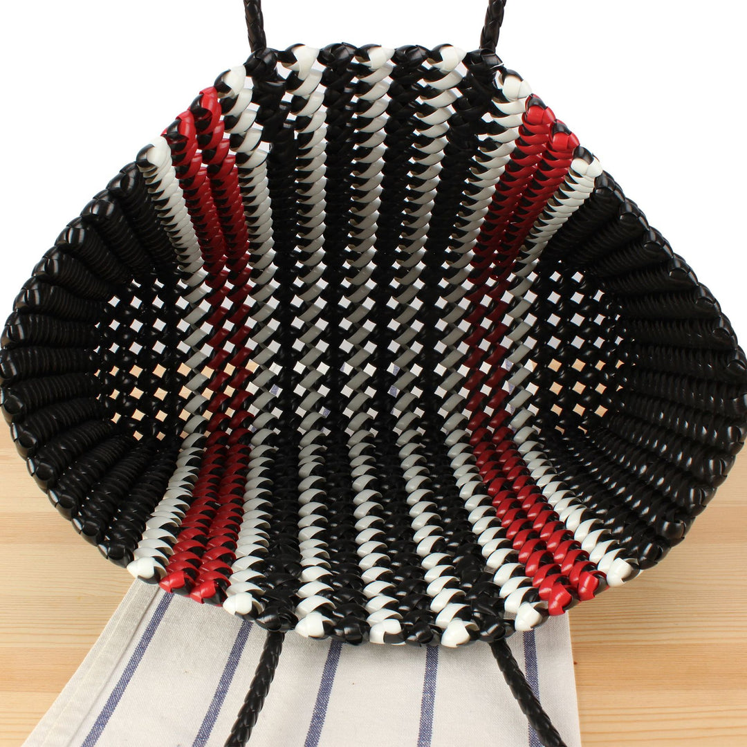 Tote bag in robust woven material with stylish colored accents Skanto
