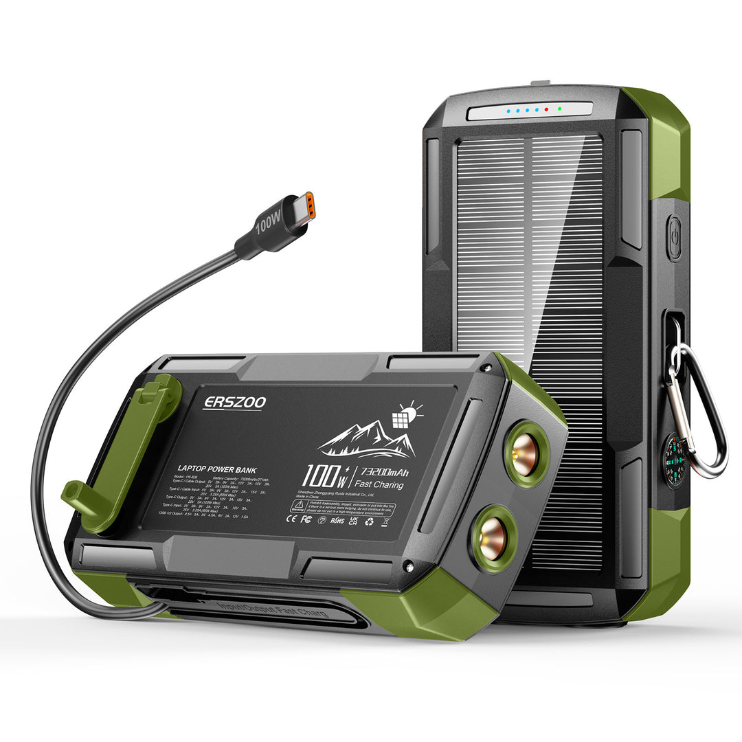 Bærbar solcelle Powerbank Skanto