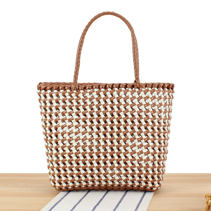 Large tote bag made of braided material Skanto
