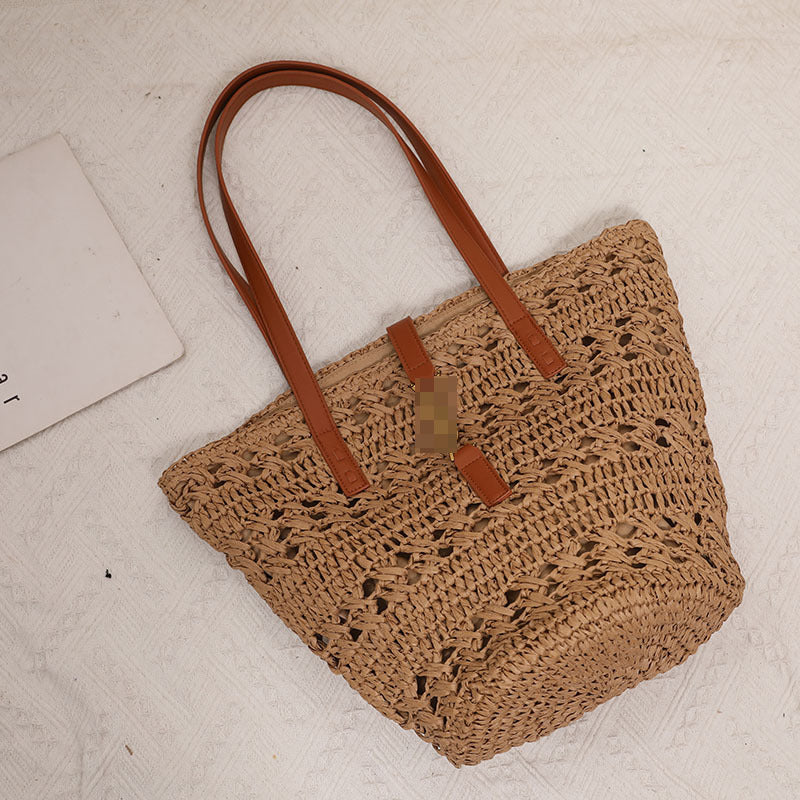 Raffia tote bag Skanto