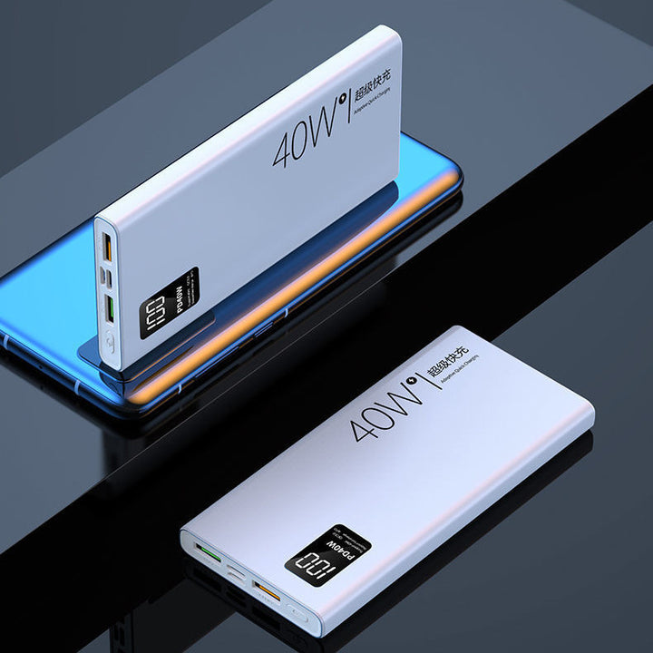 Powerbank med intelligent effektmåling og hurtigladning Skanto