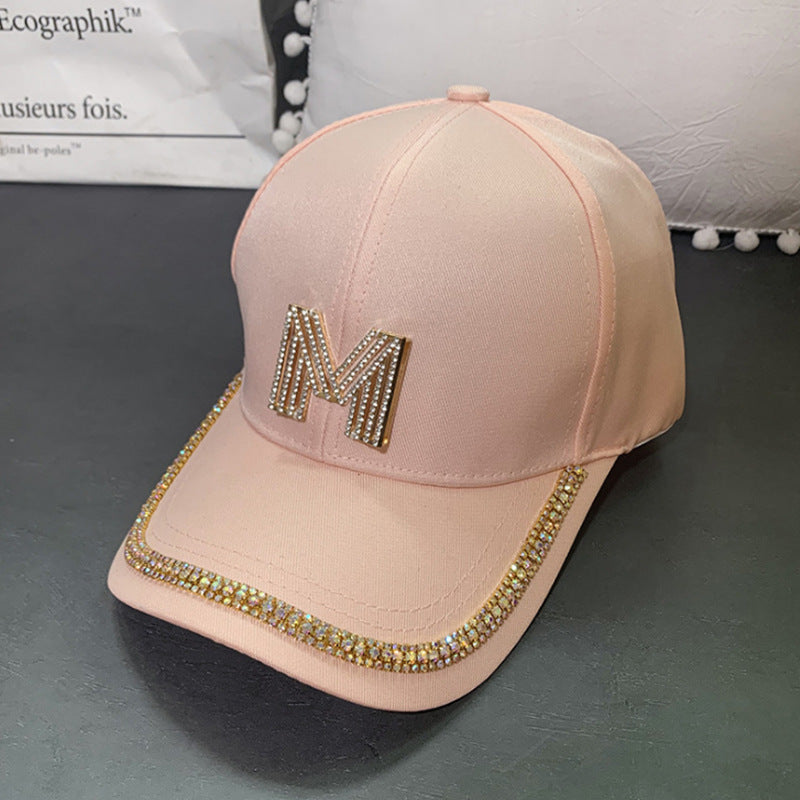 Kvinne Glitrende Pyntet Baseballcaps Skanto