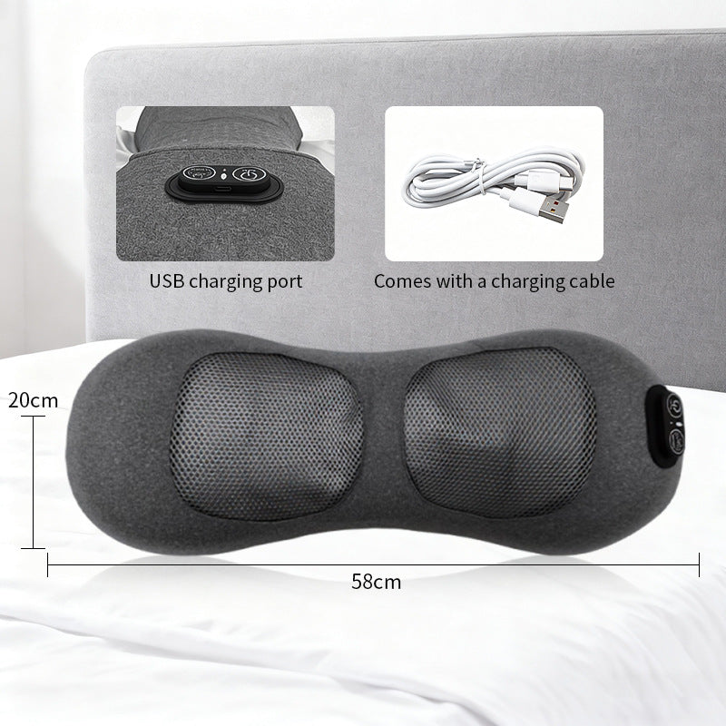 Ergonomisk massasjepute med integrert USB-ladingsfunksjon Skanto