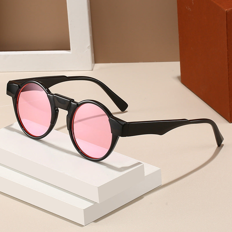Dame moteriktig lesebrille med innovativt rundt rammedesign Skanto