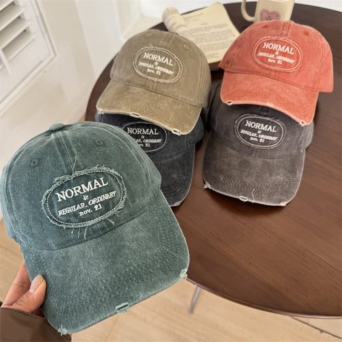 Herre Casual Slitt Bomull Baseball Caps Skanto