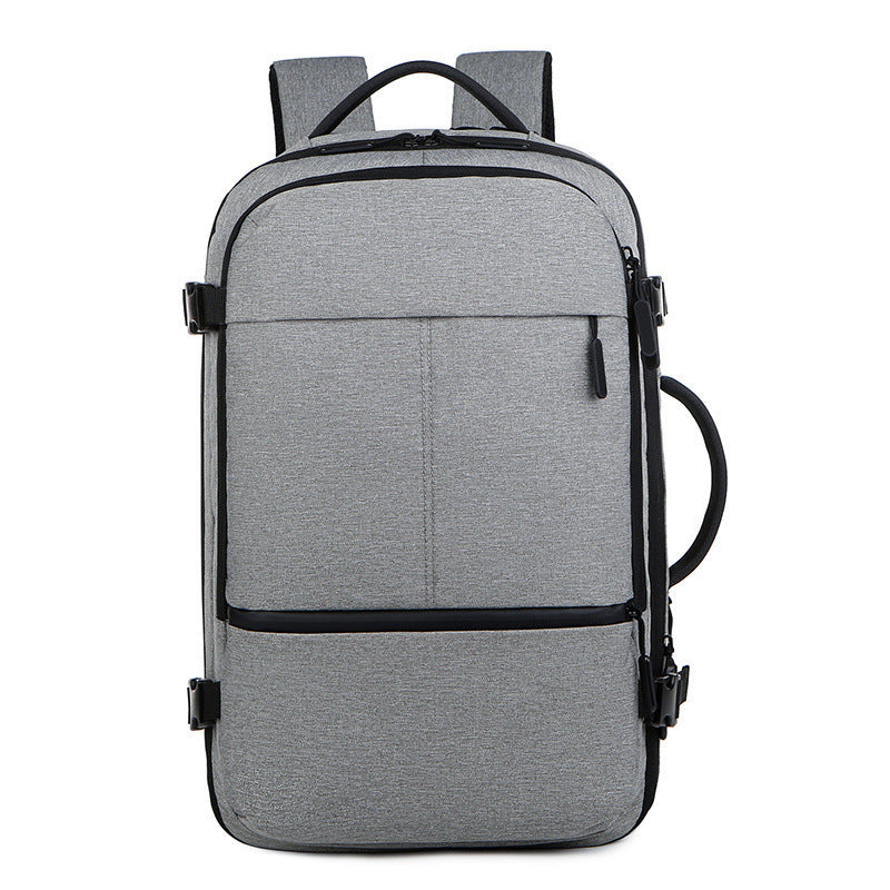 Praktisk laptopsekk med flere rom og innovativ organisering Skanto