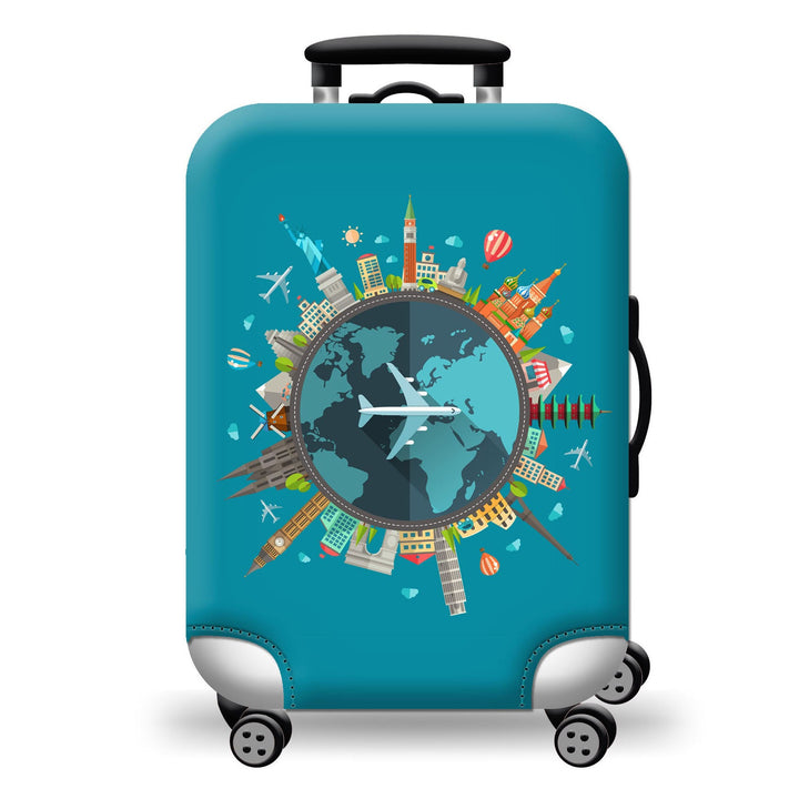 Hard Shell Bagasje med Jord Design Skanto
