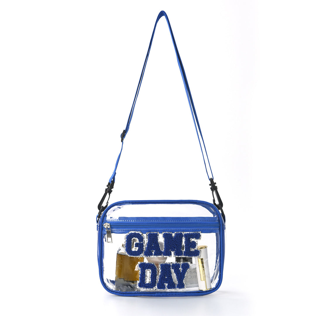 Sporty crossover bag with transparent front Skanto