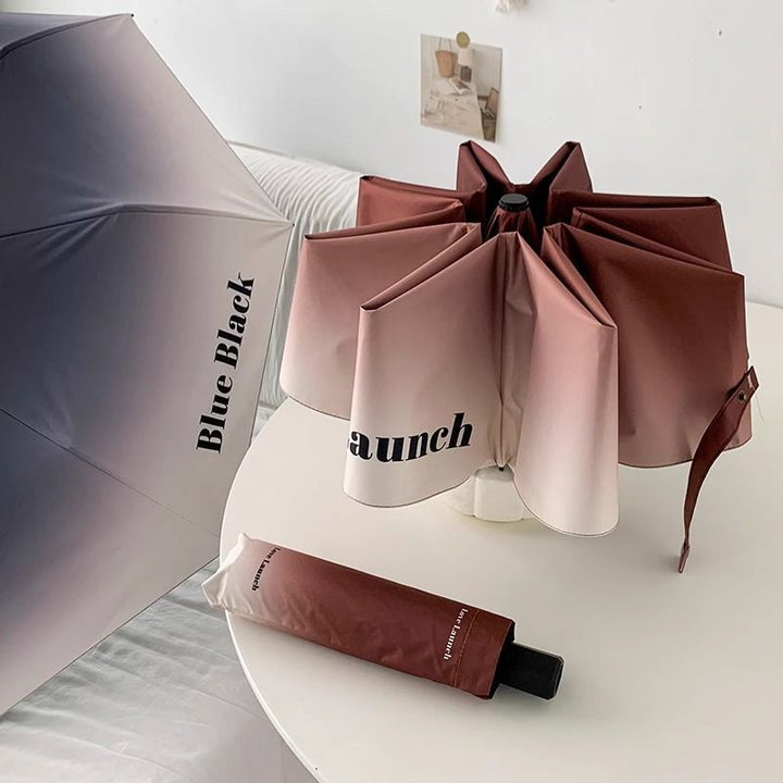 Dame Automatisk Paraply med elegant fargeovergang Skanto