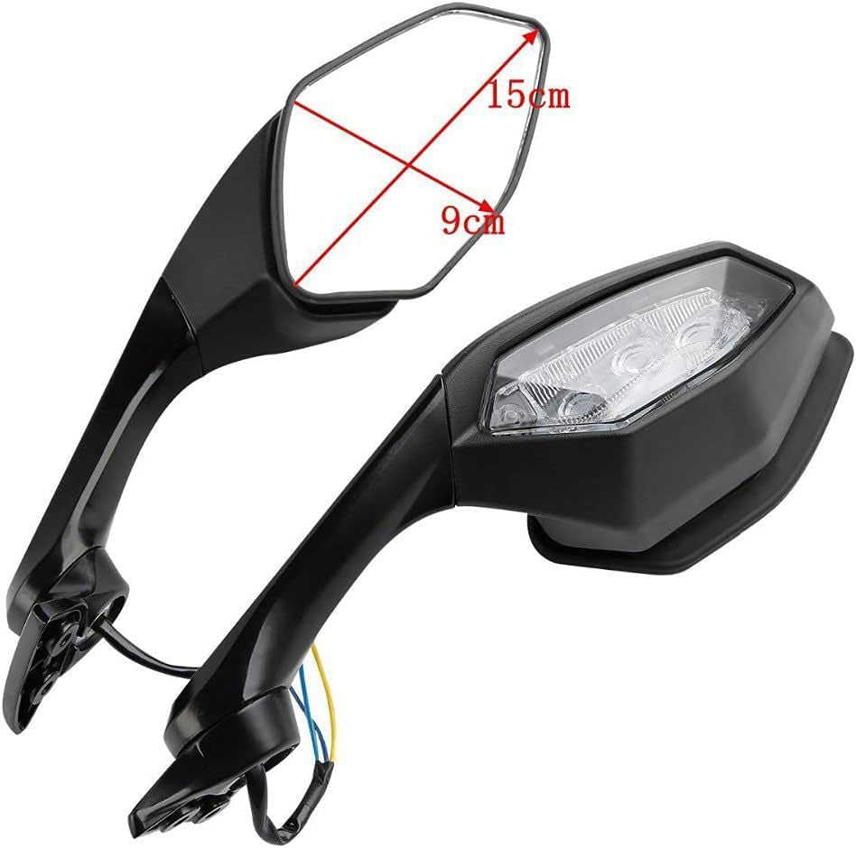 Justerbare LED motorsykkel sidespeil Skanto