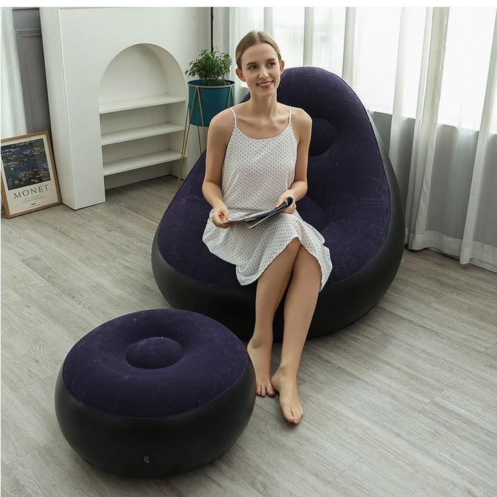 Kvinnenes oppblåsbare komfortsofa med ergonomisk ryggstøtte Skanto