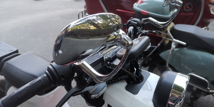 Chrome Plated Adjustable Motorcycle Mirrors Skanto