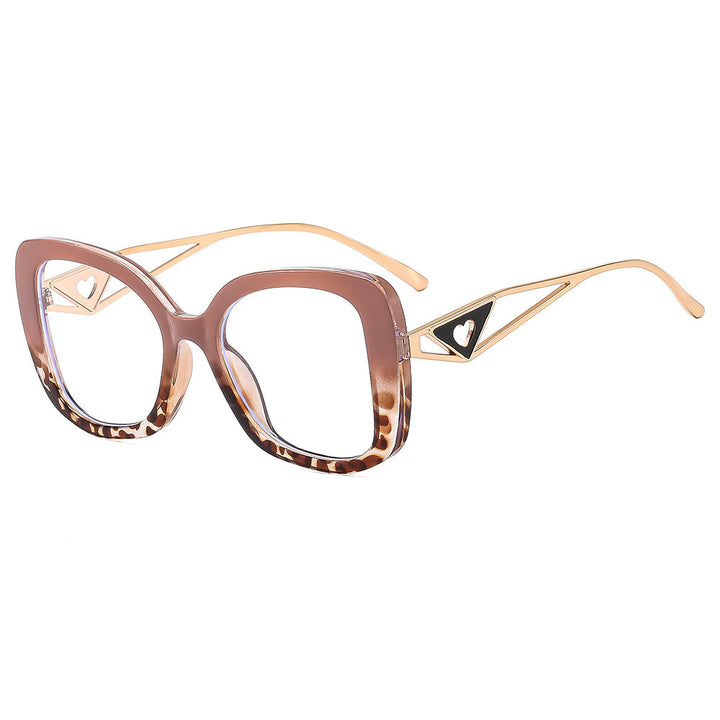 Women's fashion oversized sunglasses with luxurious heart detail Skanto