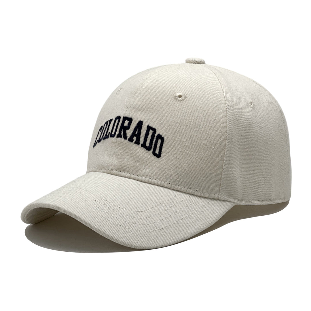 Dame avslappet broderi caps Skanto