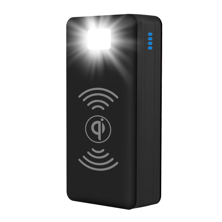 Solar Powerbank med trådløs ladefunksjon fra Skanto