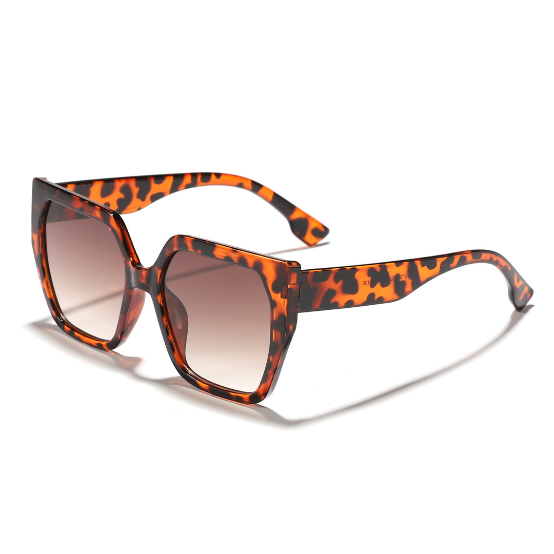 Dame oversized kvadratisk solbrille med enestående komfort og moderne design Skanto