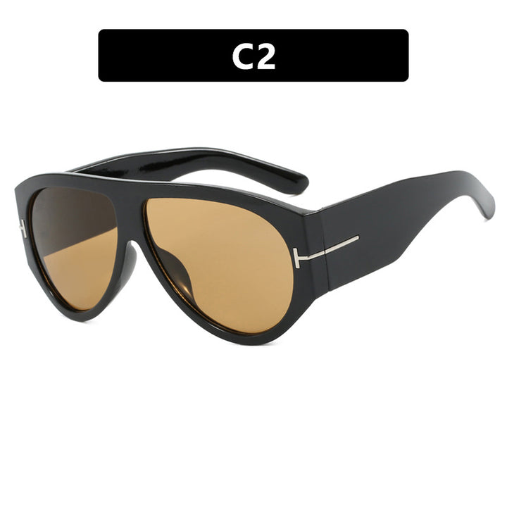 Women's fashionable retro-style oversized sunglasses Skanto