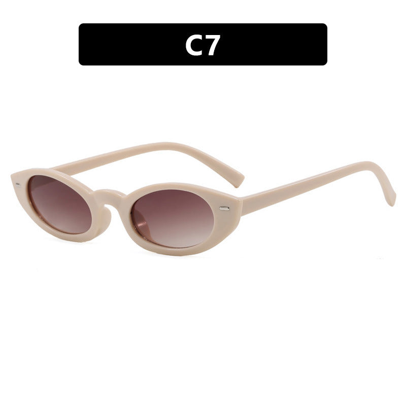 Women's Cat-Eye Sunglasses with Modern Transparent Frame Skanto