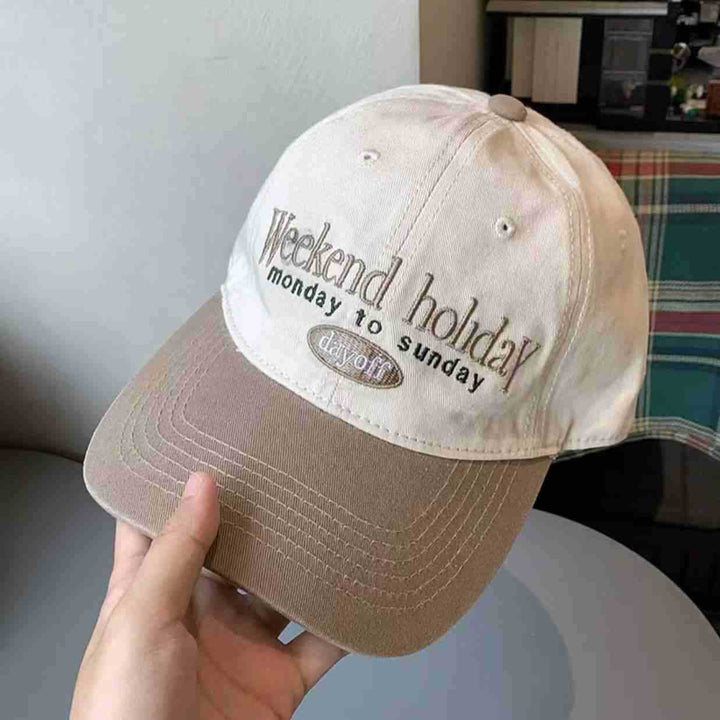Kvinne Casual Brodert Justerbar Caps Skanto