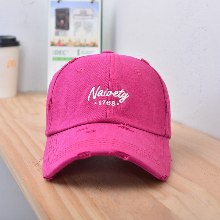 Herre Slitt Vintage Bomull Baseball Caps Skanto
