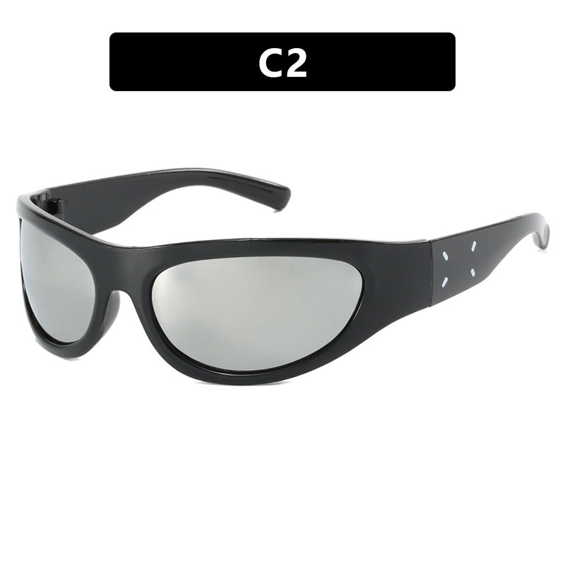 Women's sports sunglasses with ergonomic design and comprehensive UV protection Skanto
