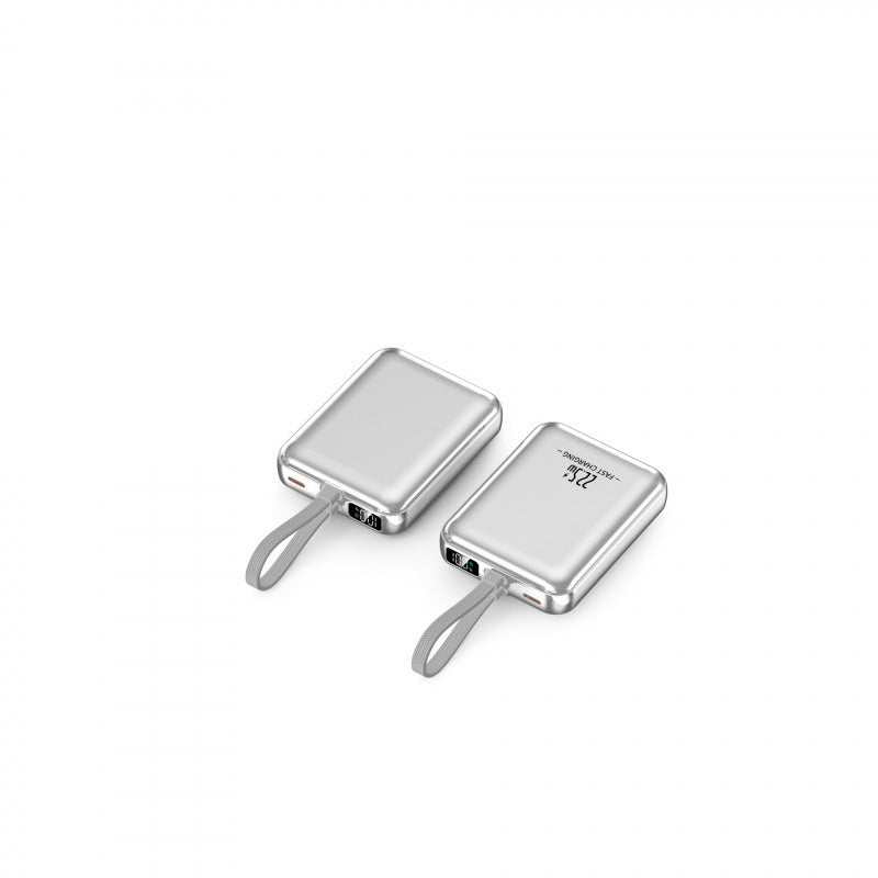 Bærbar powerbank med kompakt design og innebygd hurtiglading Skanto