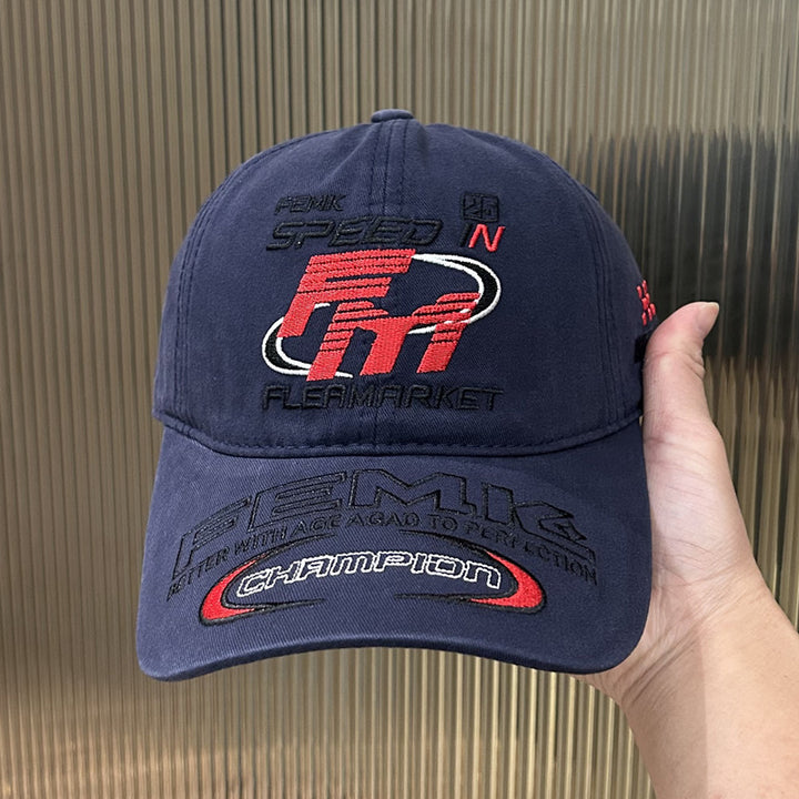 Herre Sporty Brodert Caps Skanto