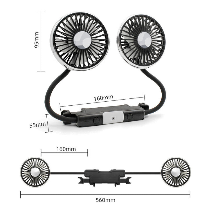 Kompakt Bil Mini Turbo Vifte Skanto
