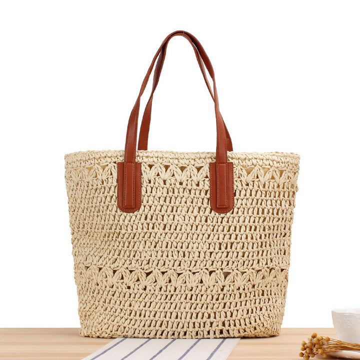 Hand-knotted tote bag made of high-quality natural material Skanto