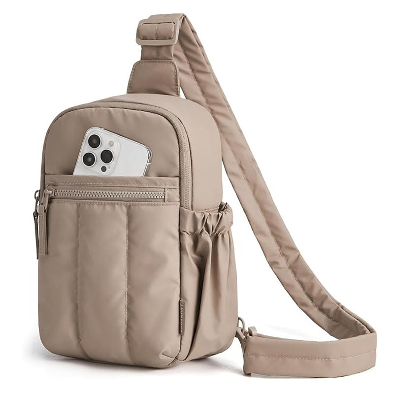 Kompakt Crossbody Veske med Flere Rom Skanto