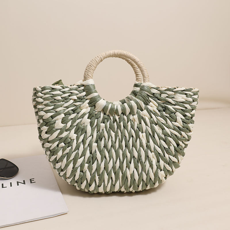 Braided basket bag with unique design Skanto