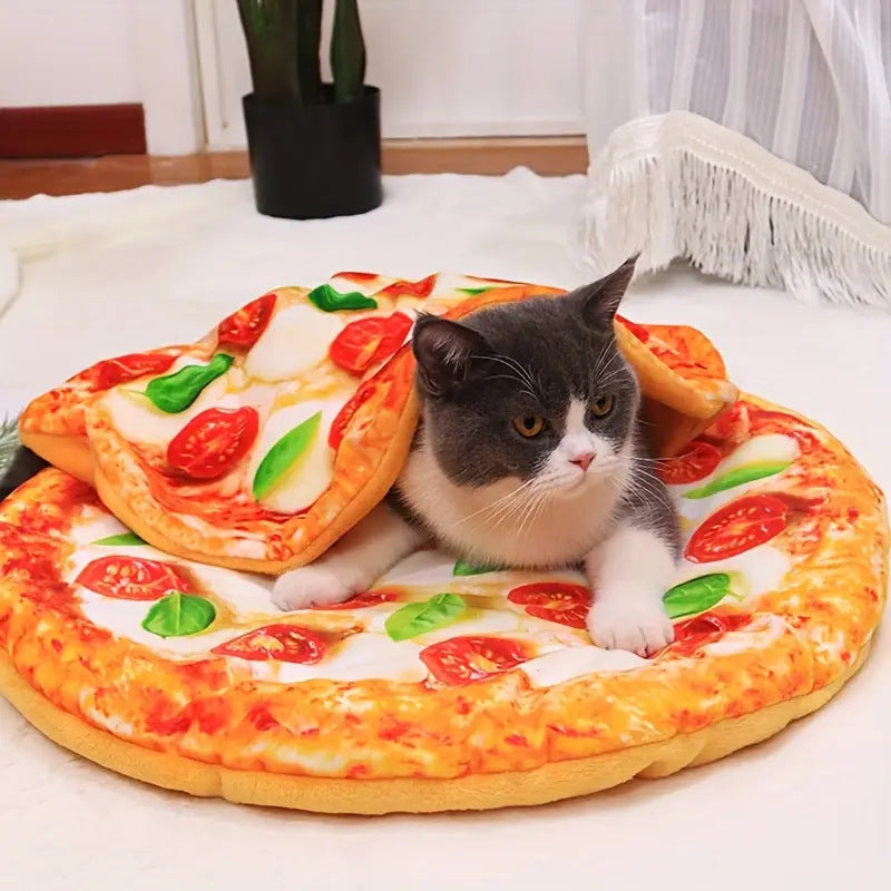 Pizza Skive Formet Lounge Hundeseng
