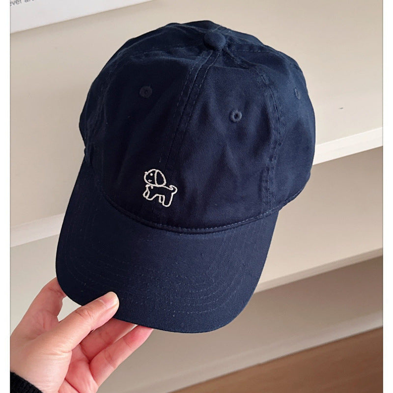 Dame's Casual Bestickt Hund Baseball Cap Skanto