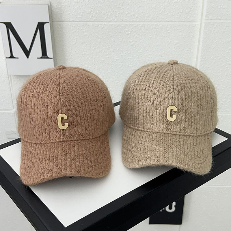 Kvinnenes Koselige Strikkede Baseballcaps Skanto