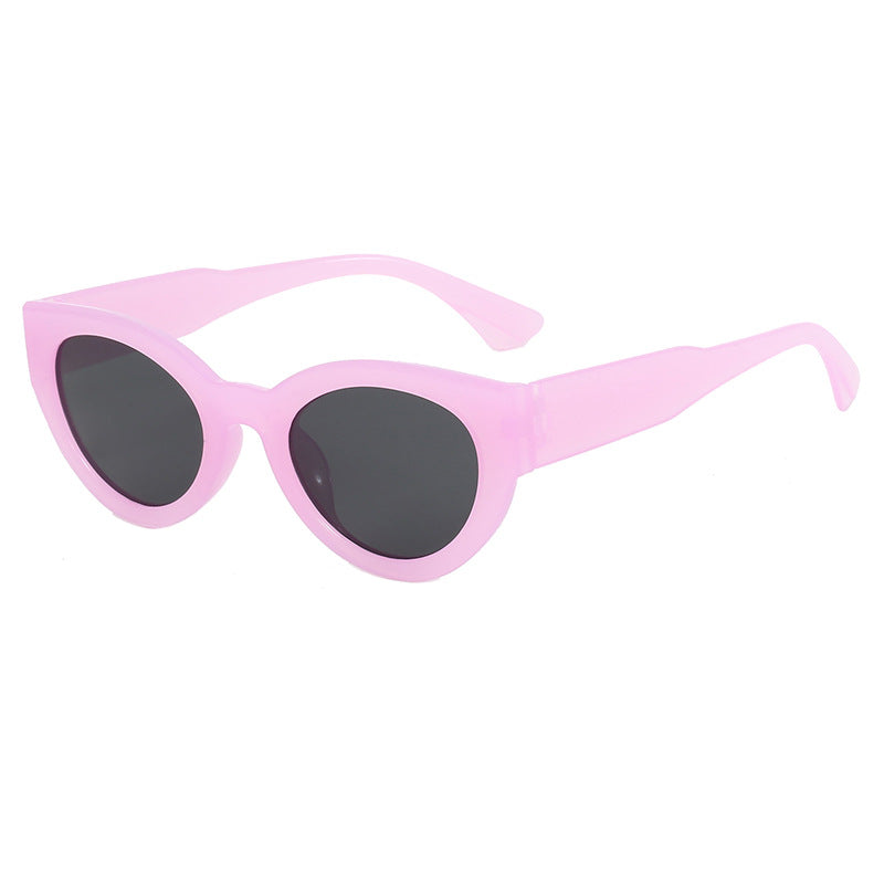 Dame moteriktig firkantet solbrille med speilende glass Skanto