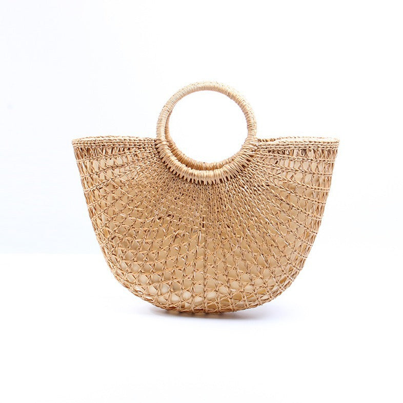 Elegant Handmade Basket Bag Skanto