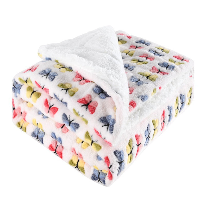 Damer Fleece-kosedekken med vendbart design Skanto