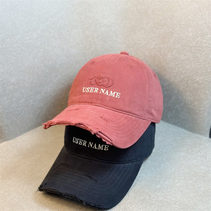 Kvinne Slitt Fritid Justerbar Baseball Cap Skanto