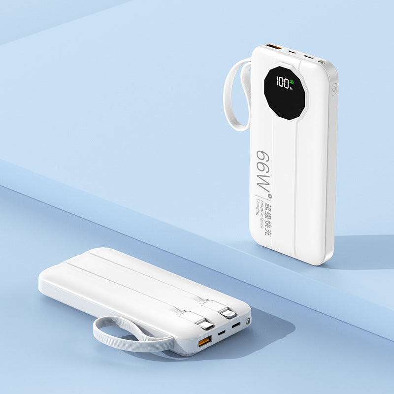 Høytytende powerbank med digital ladeindikator Skanto