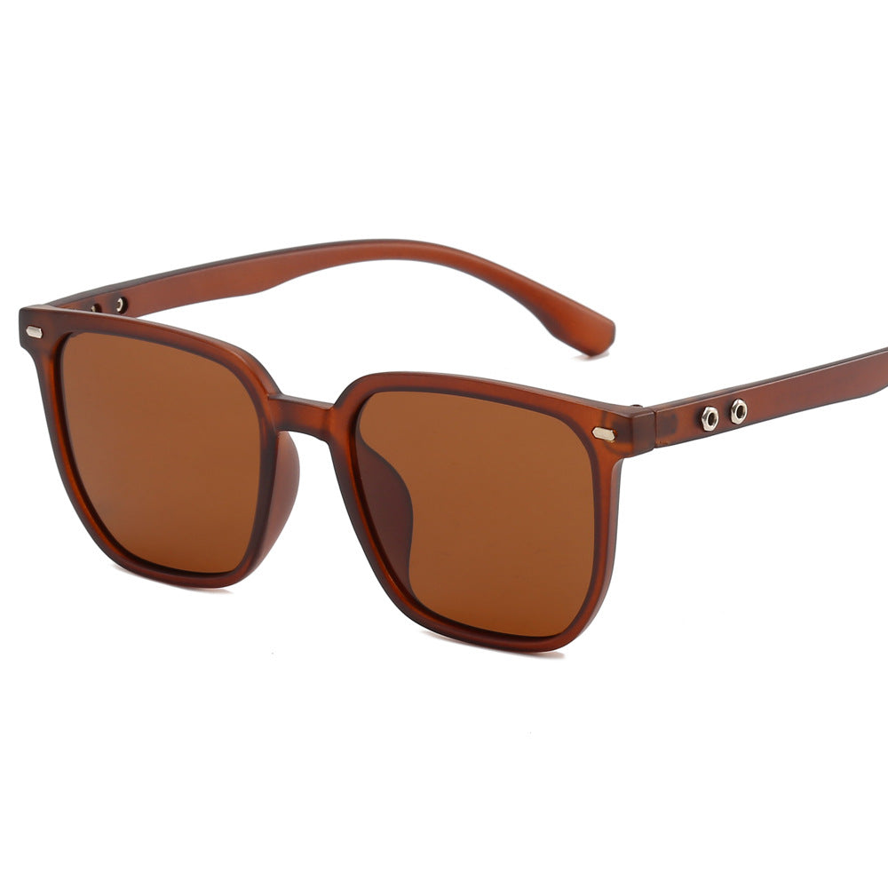 Dame moteriktig solbrille i trendy skilpaddemønster Skanto