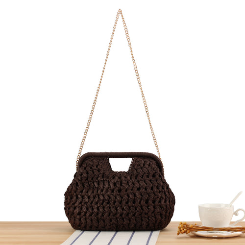 HAND-WOVEN BASKET WEAVE BAG SKANTO