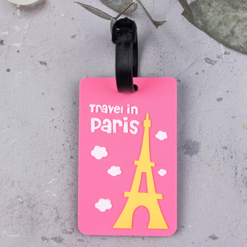 Paris-tema bagasjelapp Skanto