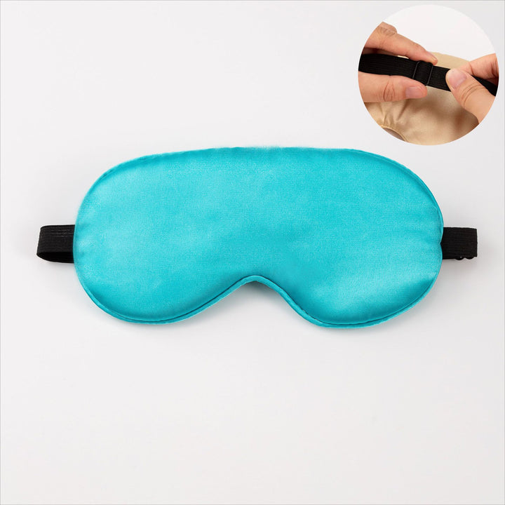 Unisex nano ergonomisk sovemaske med justerbart elastisk bånd og myk satinoverflate Skanto