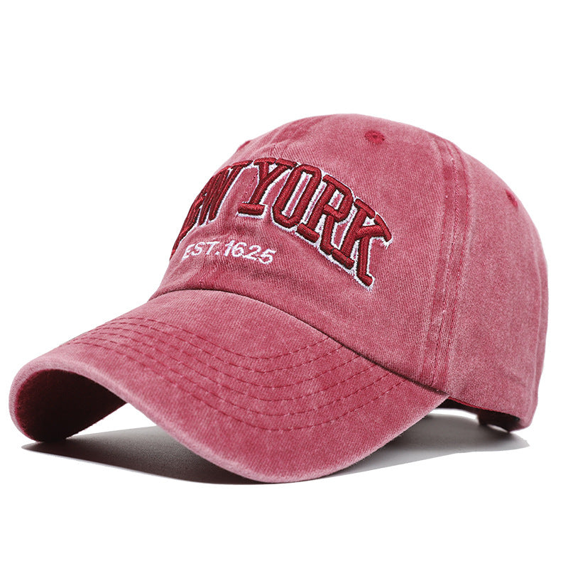 Men's Distressed Embroidered Dad Hat Skanto
