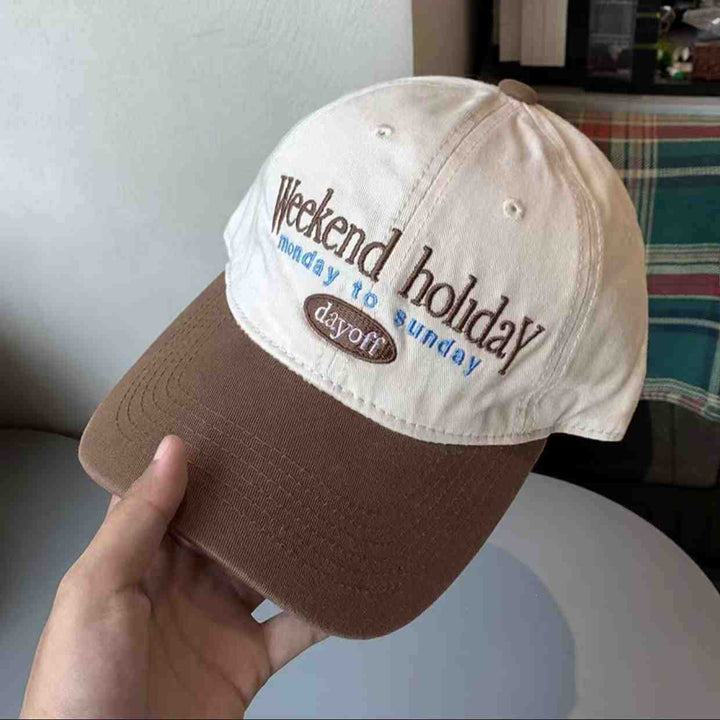 Kvinne Casual Brodert Justerbar Caps Skanto
