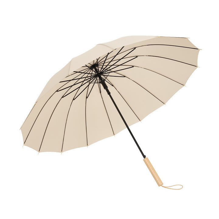 Dame Faltbar Regn paraply med elegant håndtering og unikt design Skanto
