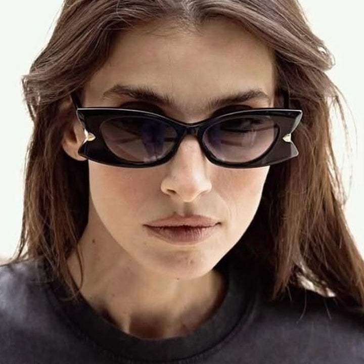 Women's Cat-Eye Sunglasses with Stylish Metal Detail and UV Protection Skanto