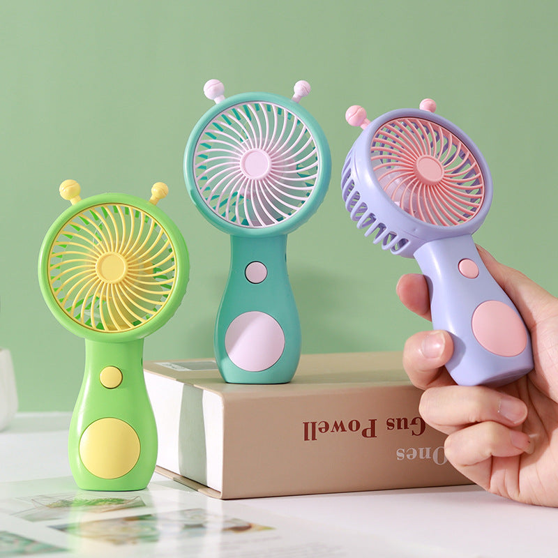 Unisex Mini Snegleformet USB Oppladbar Skrivevifte Skanto