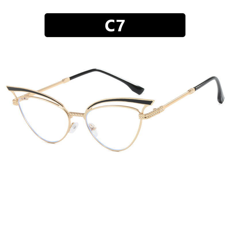 Women's Cat-Eye Glasses with Filigree Design Element Skanto